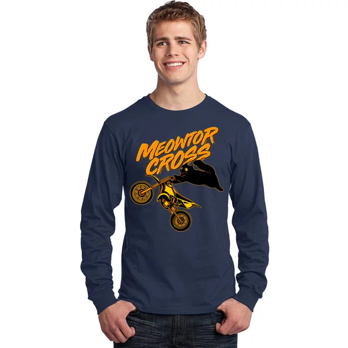 Meowtor Cross Tall Long Sleeve T-Shirt