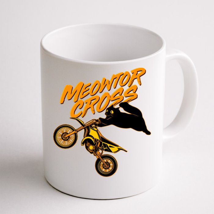 Meowtor Cross Front & Back Coffee Mug