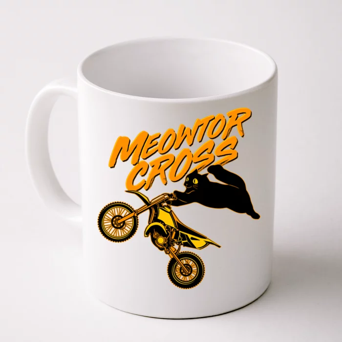 Meowtor Cross Front & Back Coffee Mug