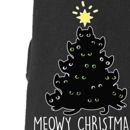 Meowy Christmas Doggie 3-End Fleece Hoodie