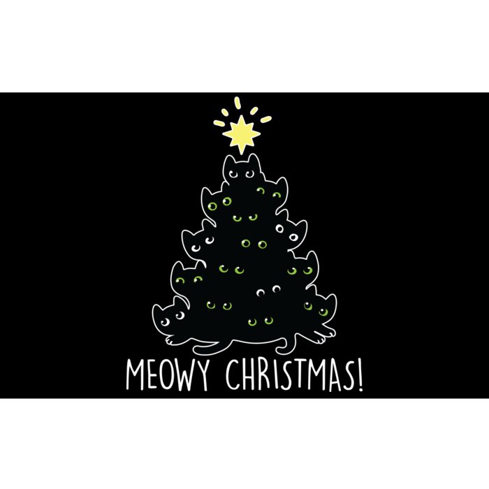 Meowy Christmas Bumper Sticker