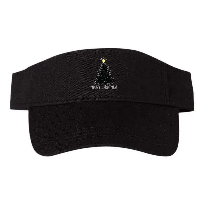 Meowy Christmas Valucap Bio-Washed Visor