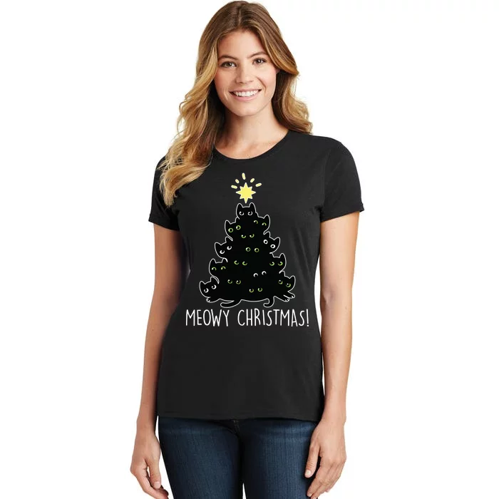 Meowy Christmas Women's T-Shirt