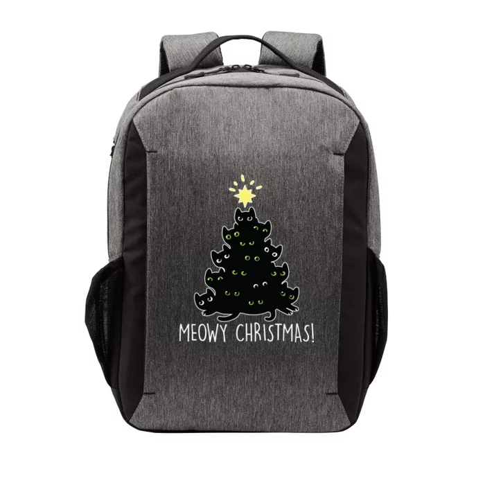 Meowy Christmas Vector Backpack