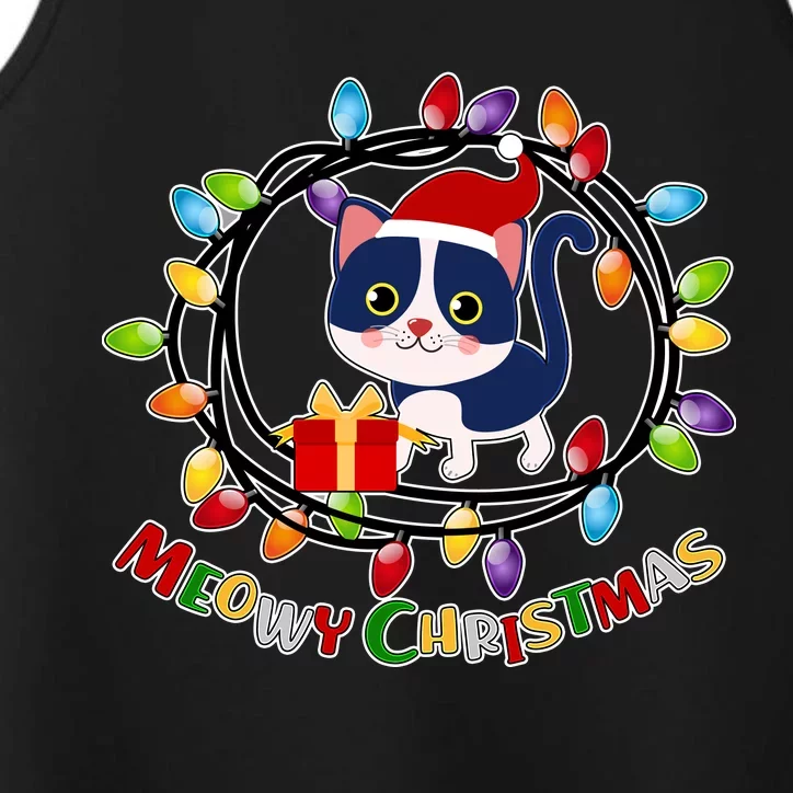 Meowy Christmas Kitty Performance Tank