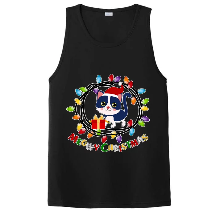 Meowy Christmas Kitty Performance Tank