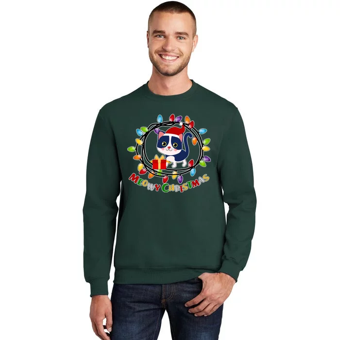 Meowy Christmas Kitty Sweatshirt