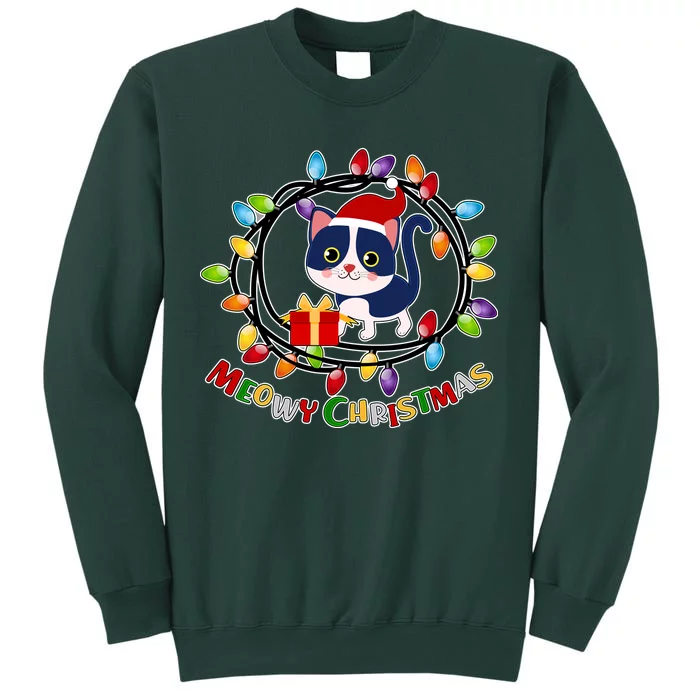 Meowy Christmas Kitty Sweatshirt