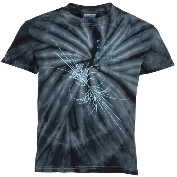 Maxwell Equation Physics Study Science Lover Physicist Kids Tie-Dye T-Shirt