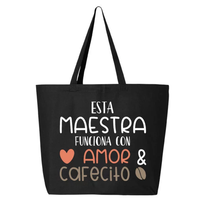 Maestra Espanol Playera Regalo Spanish Teacher 25L Jumbo Tote