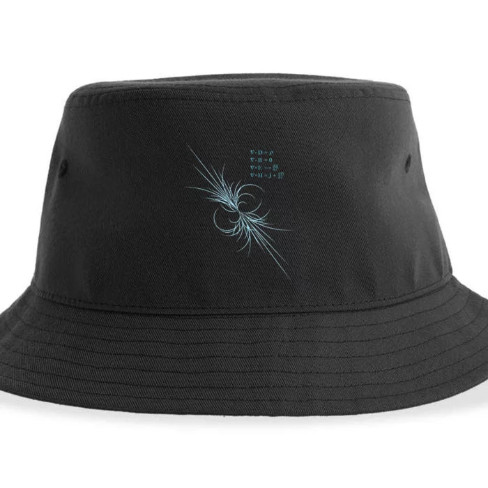 Maxwell Equation Physics Study Science Lover Physicist Sustainable Bucket Hat