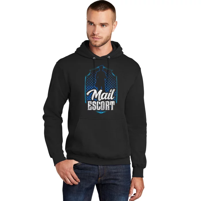 Mail Escort Postal Worker Mailman Courier Postman Hoodie