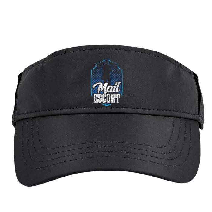 Mail Escort Postal Worker Mailman Courier Postman Adult Drive Performance Visor