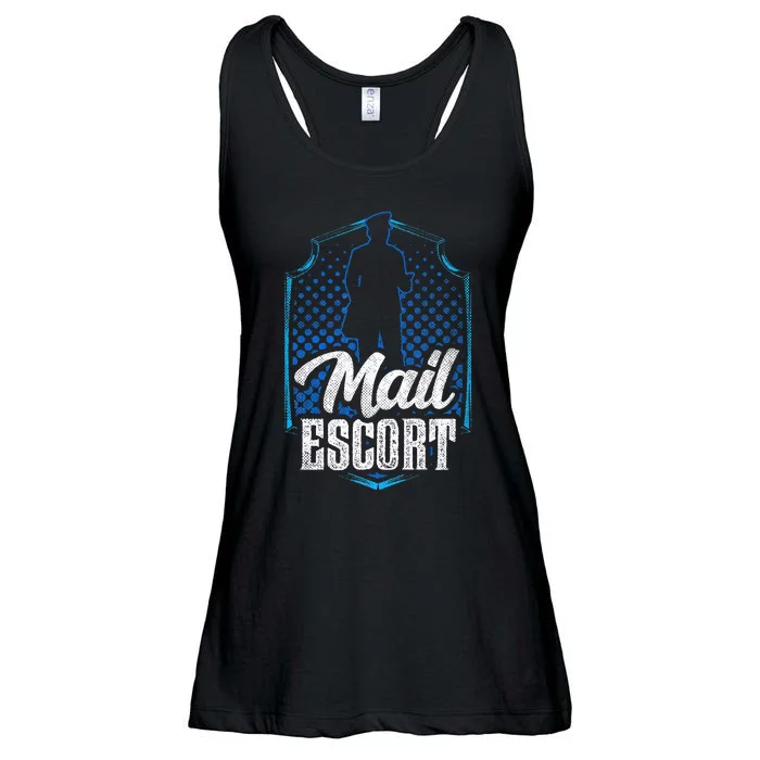 Mail Escort Postal Worker Mailman Courier Postman Ladies Essential Flowy Tank