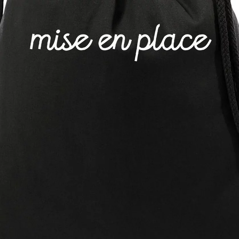 Mise En Place French Chef Cooking Drawstring Bag