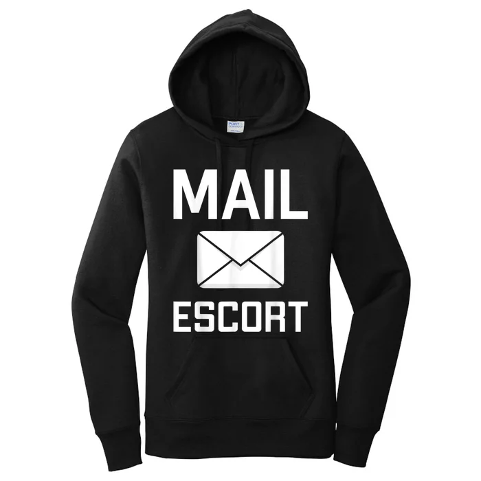 Mail Escort Postal Worker Mailman Mail Lady Novelty Women's Pullover Hoodie