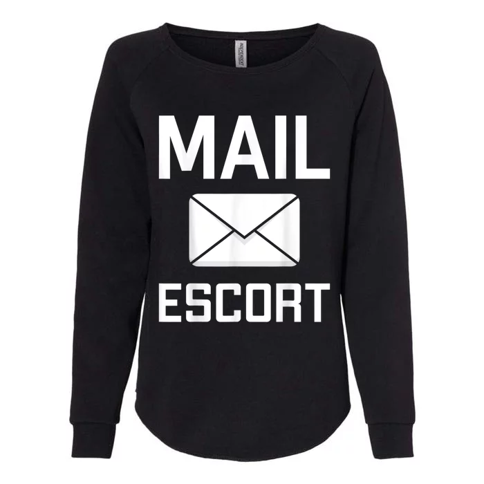 Mail Escort Postal Worker Mailman Mail Lady Novelty Womens California Wash Sweatshirt