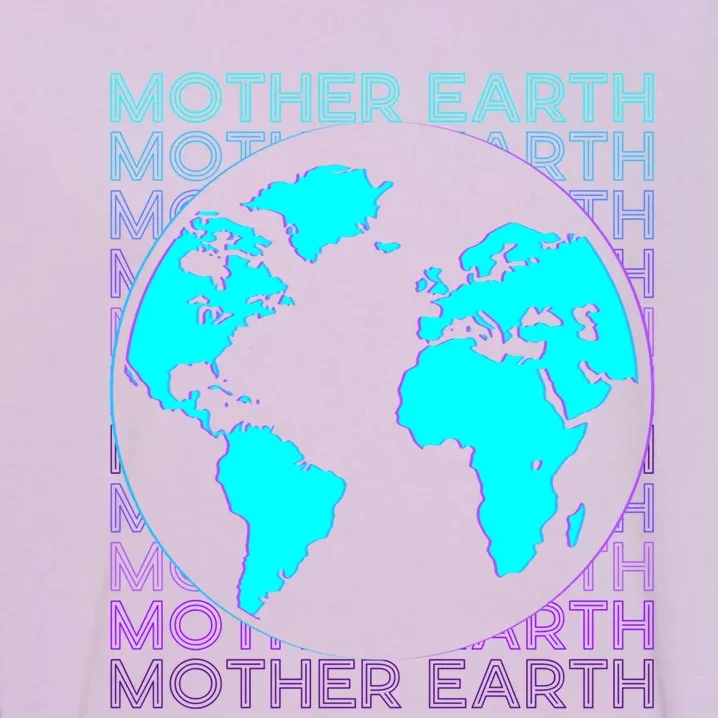 Mother Earth Retro Cool Gift Garment-Dyed Sweatshirt