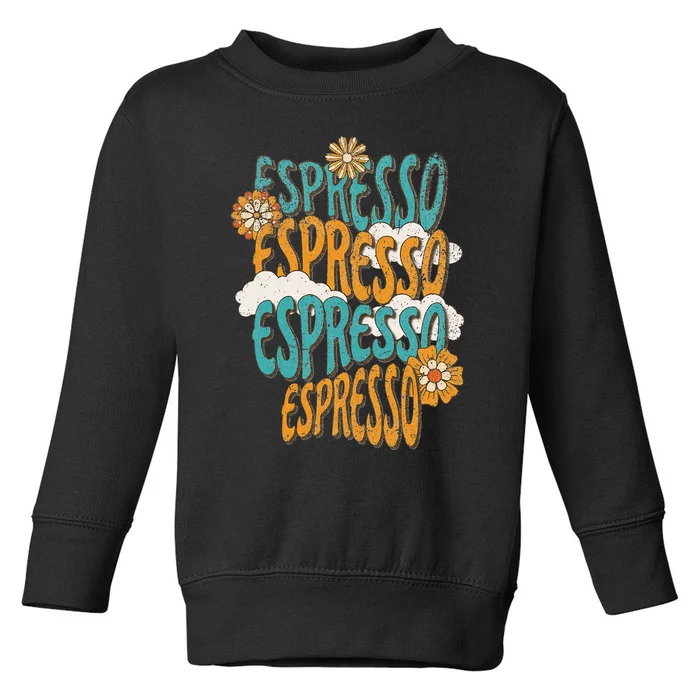 Me Espresso Retro Carpenter Toddler Sweatshirt