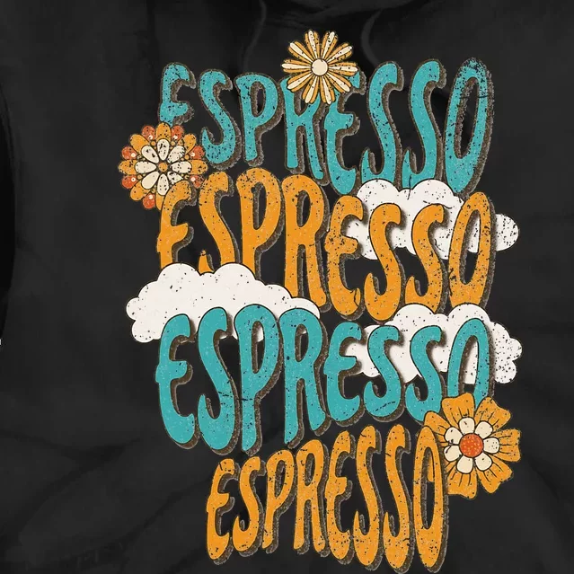 Me Espresso Retro Carpenter Tie Dye Hoodie