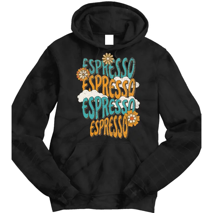 Me Espresso Retro Carpenter Tie Dye Hoodie