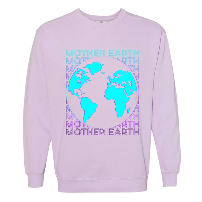 Mother Earth Retro Gift Garment-Dyed Sweatshirt