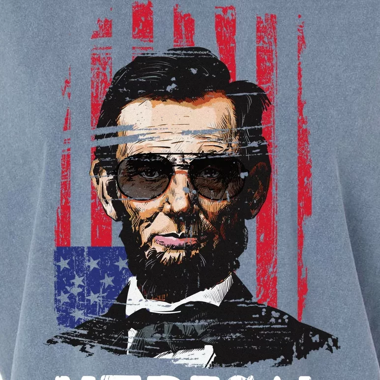 Merica Abe Lincoln Garment-Dyed Women's Muscle Tee