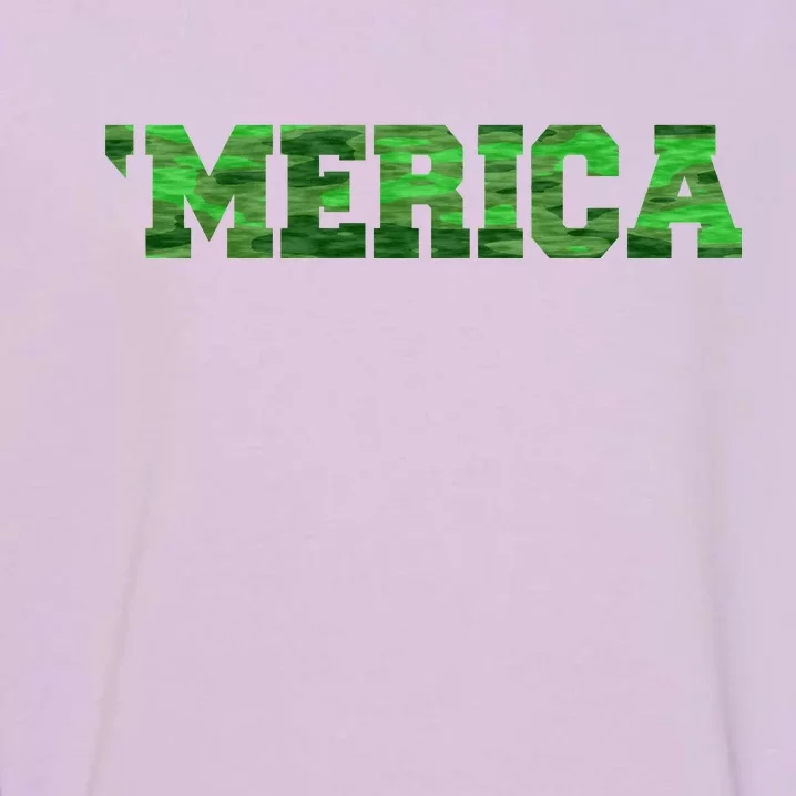 Merica Camo Logo Garment-Dyed Sweatshirt