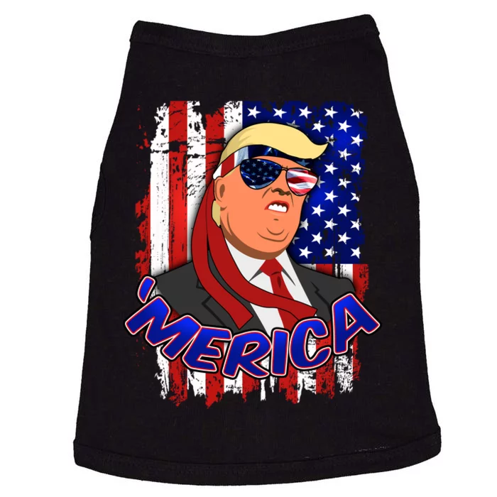 Merica Donald Trump Doggie Tank