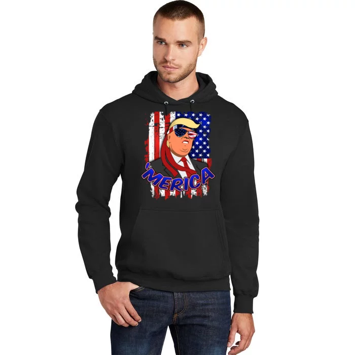 Merica Donald Trump Tall Hoodie