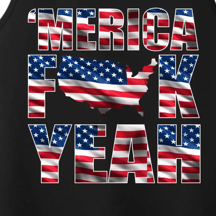 Merica Fck Yeah Performance Tank