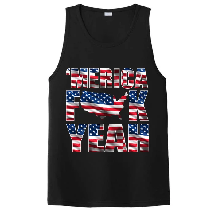 Merica Fck Yeah Performance Tank