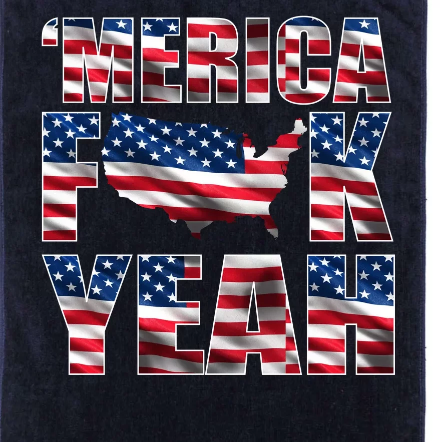 Merica Fck Yeah Platinum Collection Golf Towel