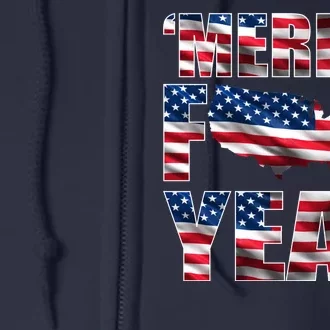 Merica Fck Yeah Full Zip Hoodie