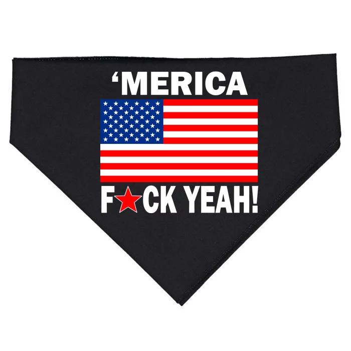 Merica F*ck Yeah! USA USA-Made Doggie Bandana