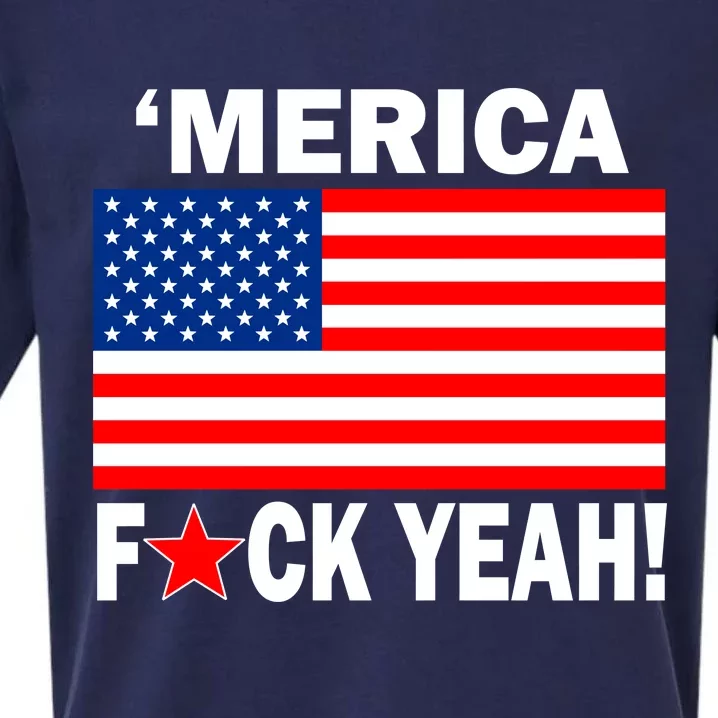 Merica F*ck Yeah! USA Sueded Cloud Jersey T-Shirt