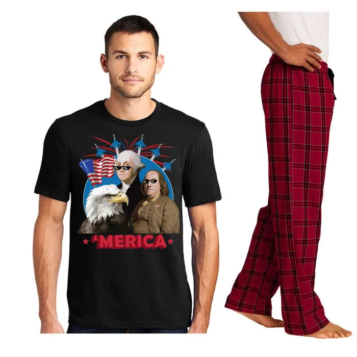 Merica Patriotic Party Pajama Set