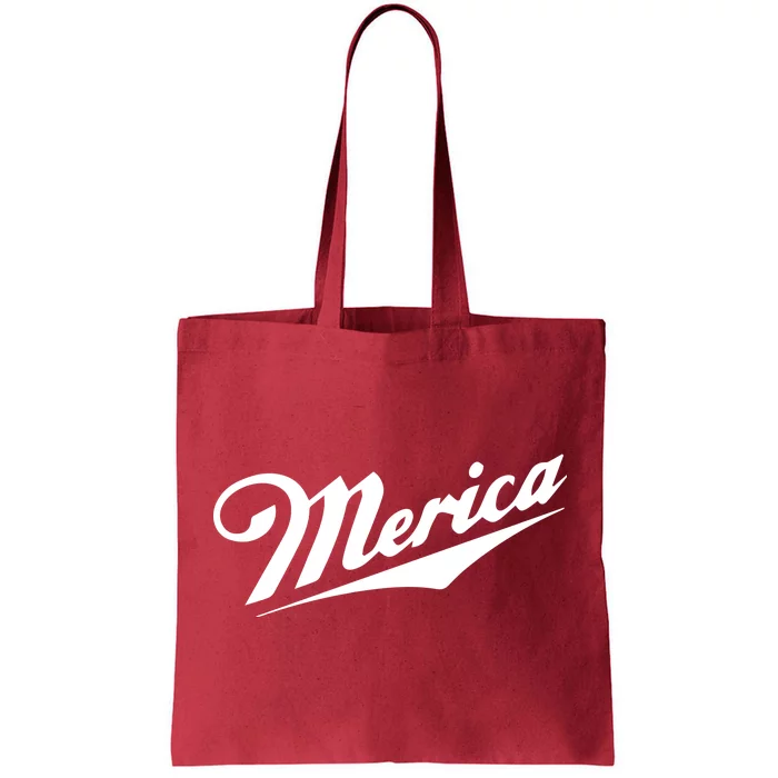 Merica Simple Logo Tote Bag