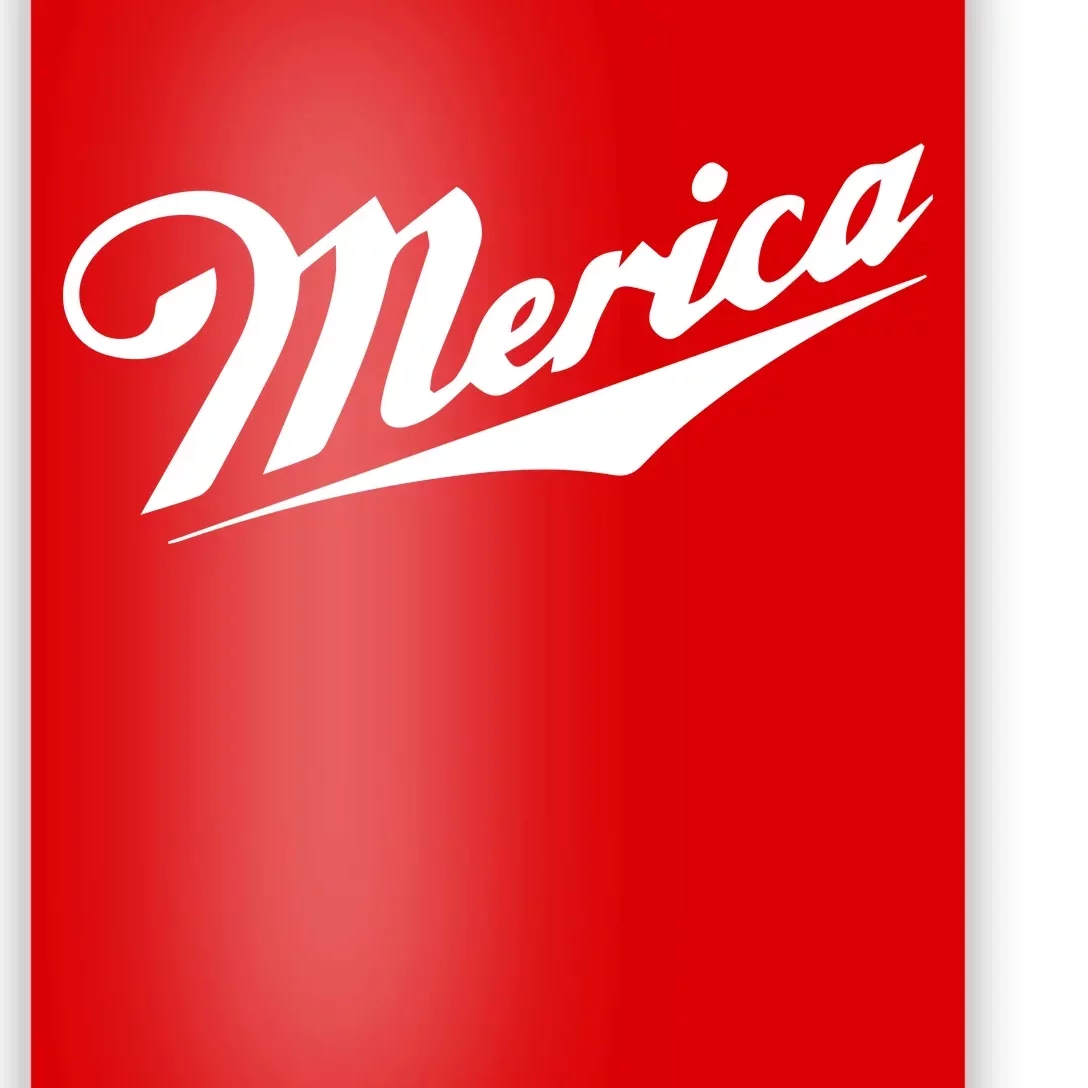 Merica Simple Logo Poster