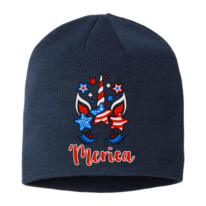 'Merica Unicorn 8 1/2in Sustainable Knit Beanie