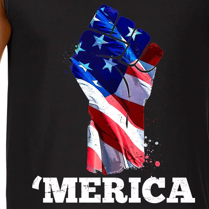 Merica USA American Flag Fist Comfort Colors® Tank Top