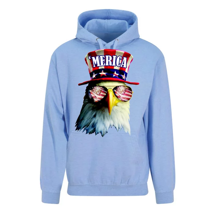 Merica USA Eagle Unisex Surf Hoodie