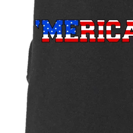 Merica USA Logo Doggie 3-End Fleece Hoodie