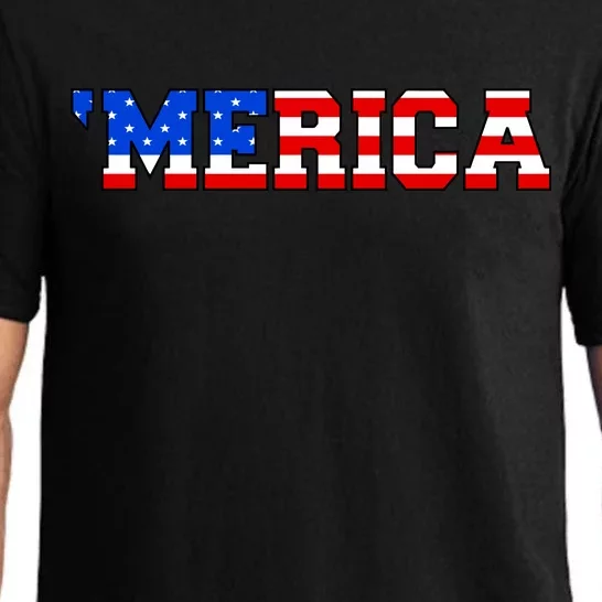 Merica USA Logo Pajama Set