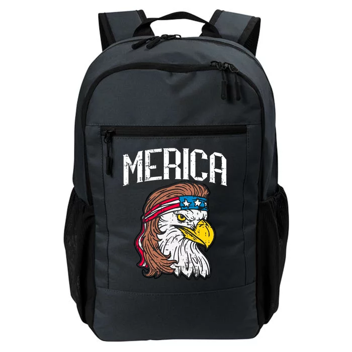 Merica Vintage Patriotic Bald Eagle Daily Commute Backpack