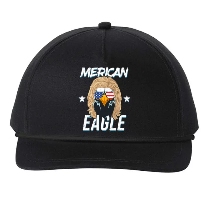 Merican Eagle Snapback Five-Panel Rope Hat