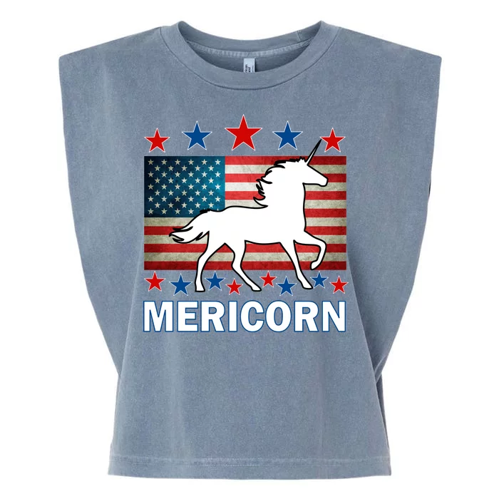 Mericorn American Unircorn Garment-Dyed Women's Muscle Tee