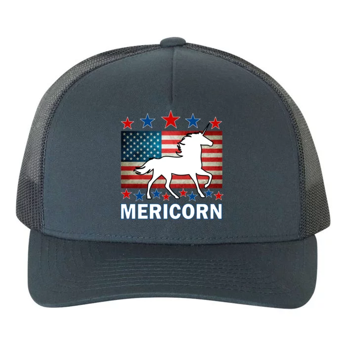 Mericorn American Unircorn Yupoong Adult 5-Panel Trucker Hat