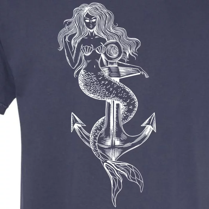 Mermaid Anchor Garment-Dyed Heavyweight T-Shirt