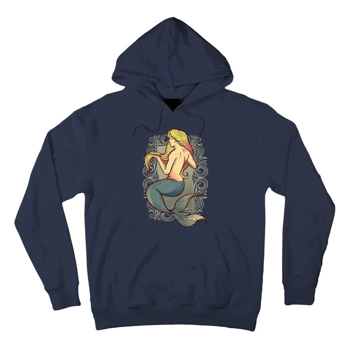 Mermaid Illustration Tall Hoodie